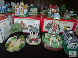 Large Lot of Liberty Falls Collectible Cottage Miniature Homes