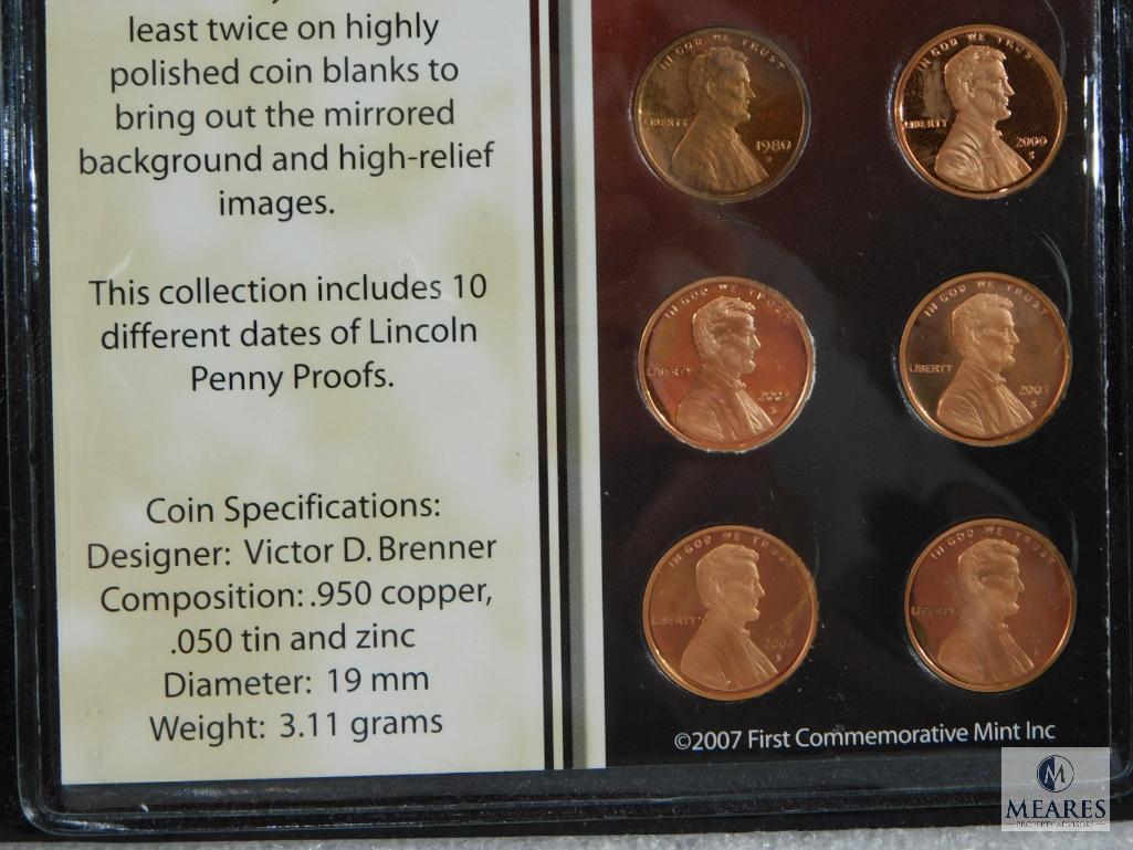 3 Lincoln Cent Sets 1940's, 2009 & 10 Different Proofs