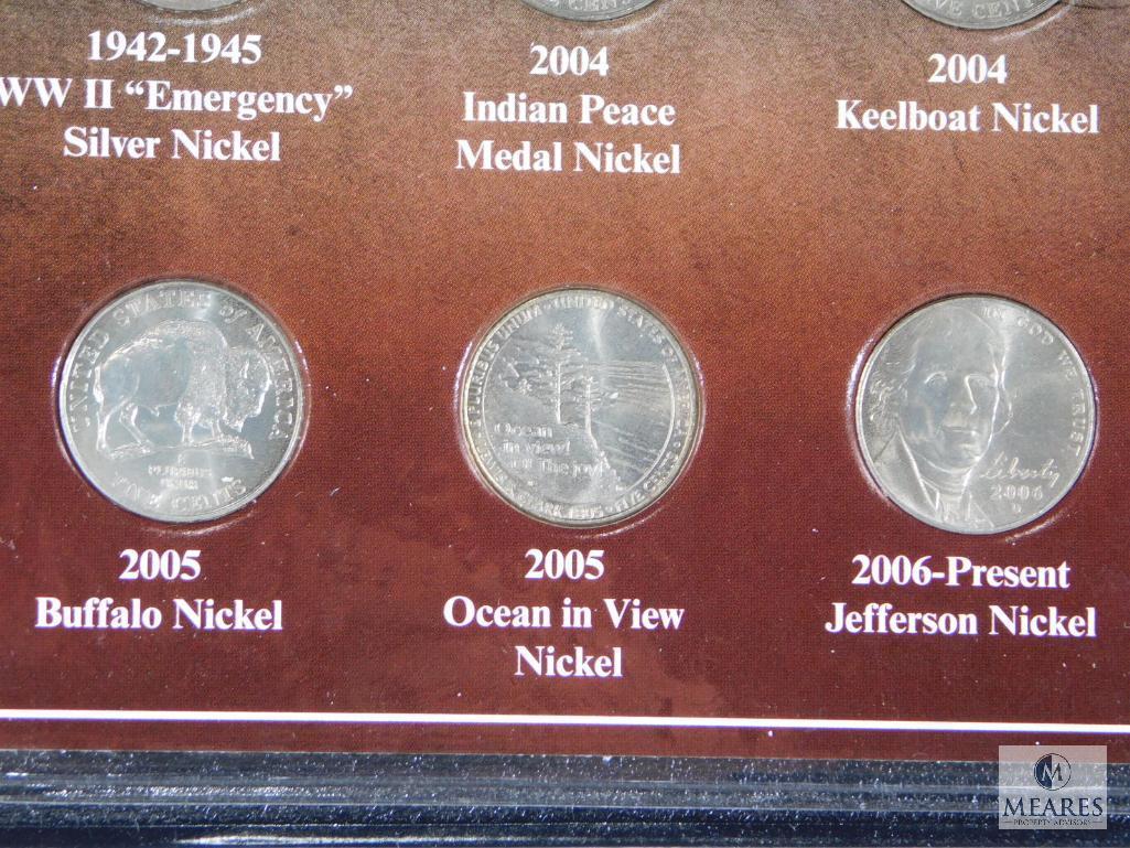 3 Nickel Sets: WWII Silver Nickels, Last 3 Years of Liberty, 100 Years of American Nickels