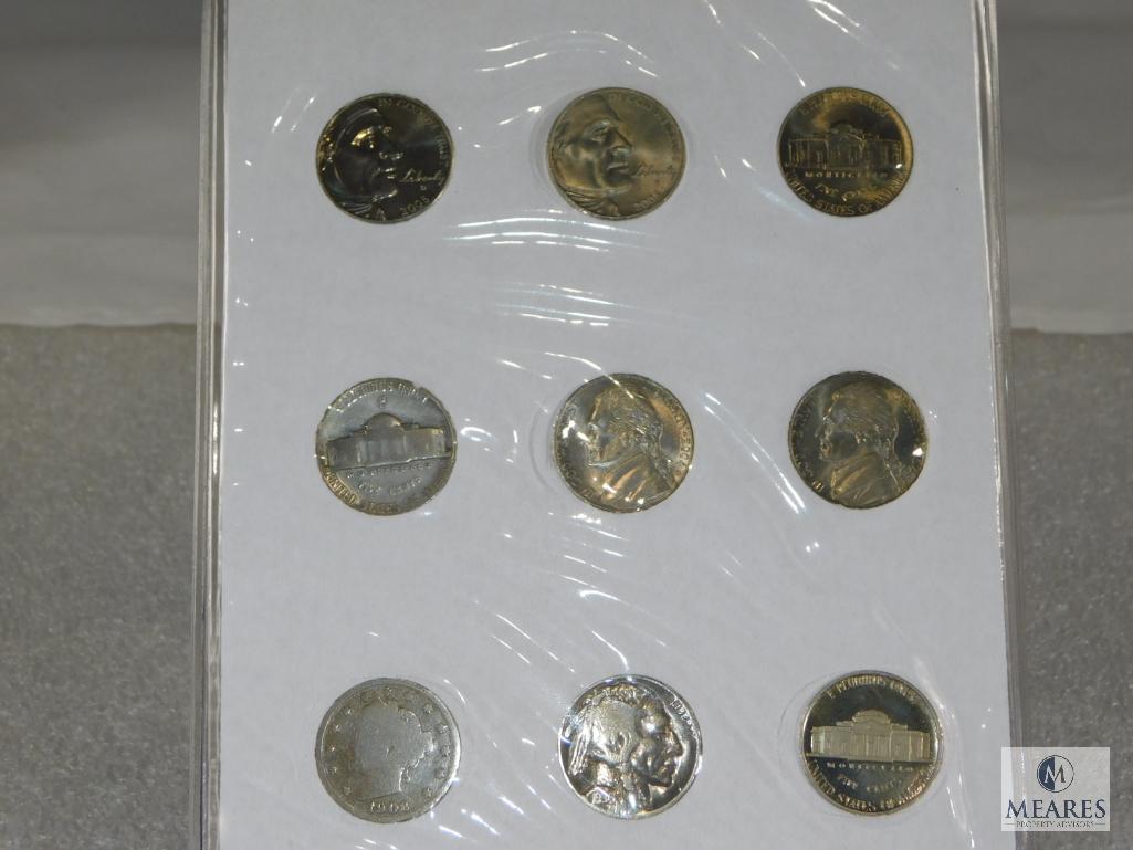 3 Nickel Sets: WWII Silver Nickels, Last 3 Years of Liberty, 100 Years of American Nickels