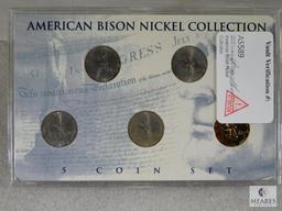 3 Nickel Sets; Complete Collection of America's New Nickel Presidents in BU P&D Mints