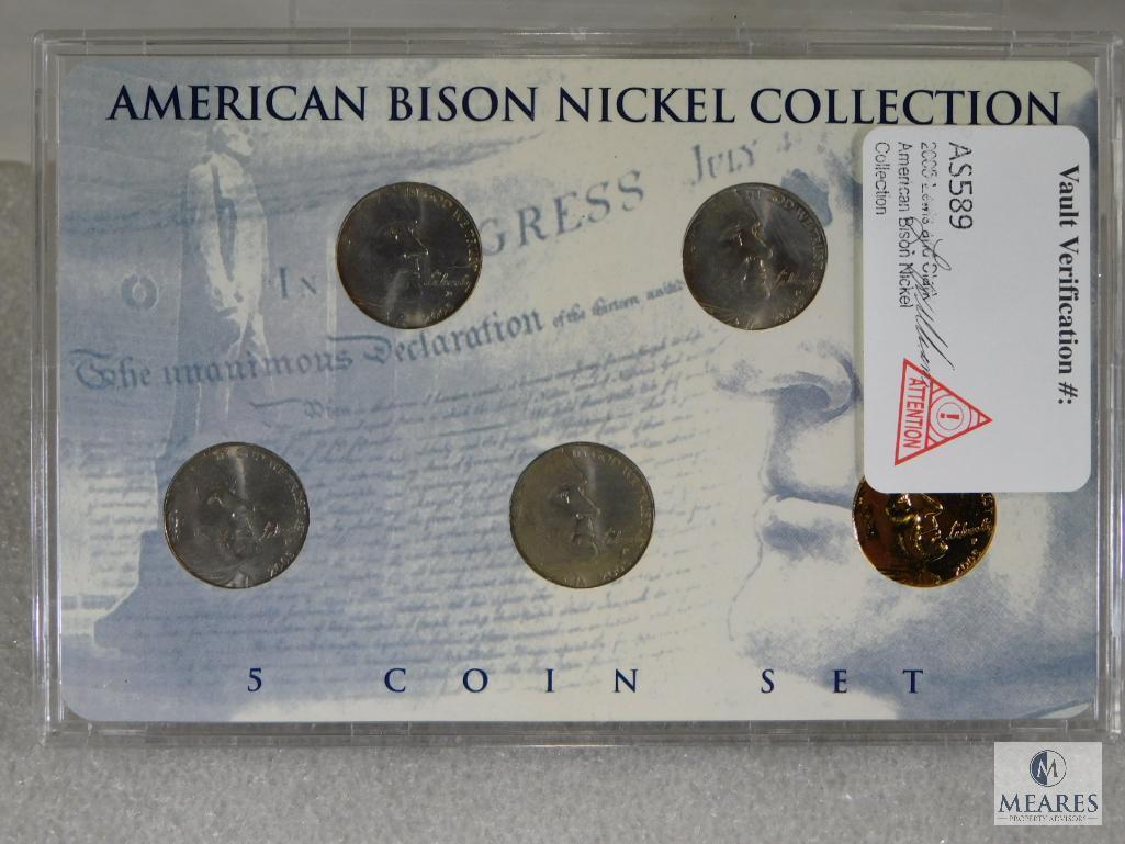 3 Nickel Sets; Complete Collection of America's New Nickel Presidents in BU P&D Mints