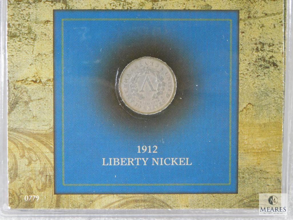 1930 & 1934 Gold Plated Buffalo Nickels & 1912 Liberty Nickel