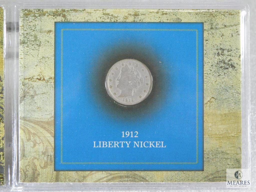 1930 & 1934 Gold Plated Buffalo Nickels & 1912 Liberty Nickel