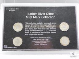 Barber Dime Collection 1902-O, 1907, 1908-S, 1914-D