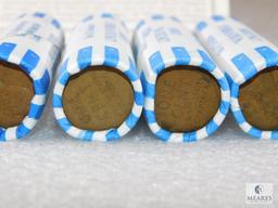 4 Rolls Bank Wrapped Wheat Cents - Unsearched by Owner