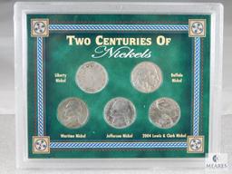 Three Different Nickel Sets includes Buffalo, Liberty, 24KT. Gold Plated & 4 Silver WWII