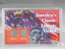 Three Different Nickel Sets includes Buffalo, Liberty & B-D-S Set of WWII Silver