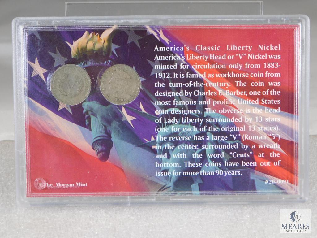 Three Different Nickel Sets includes Buffalo, Liberty & B-D-S Set of WWII Silver