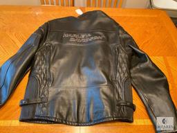 Leather Harley-Davidson Motorcycle Jacket - Size 2XL