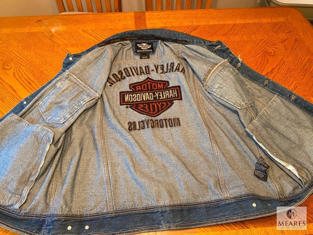 Denim Harley-Davidson Motorcycle Vest - Size 2XL