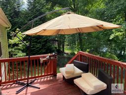 Adjustable Hanging Market Size Umbrella on Stand