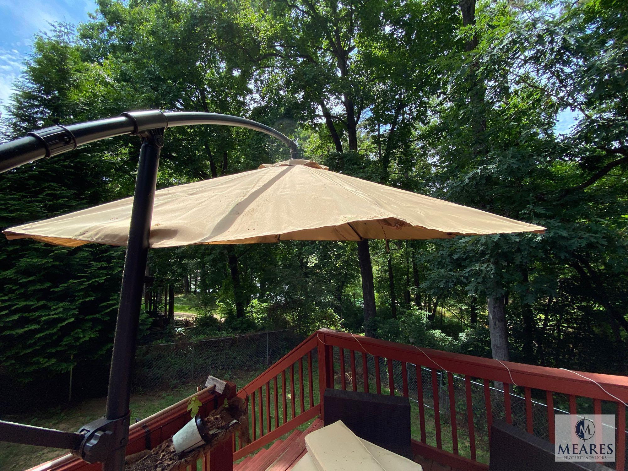 Adjustable Hanging Market Size Umbrella on Stand