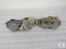 Lot of 20 Military Surplus Safety Goggles - Assorted Clear & Tinted Lens