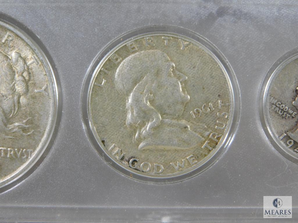 Silver Coin Mixed Year Set with Wheat Cent