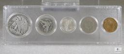 Mixed Coin Year Set with Silver Coins