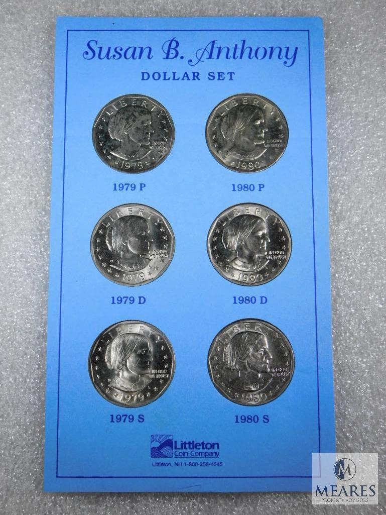 Susan B Anthony Dollar Set - Complete Two-Year Set 1979-80 PDS
