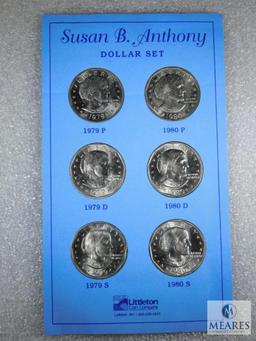 Susan B Anthony Dollar Set - Complete Two-Year Set 1979-80 PDS