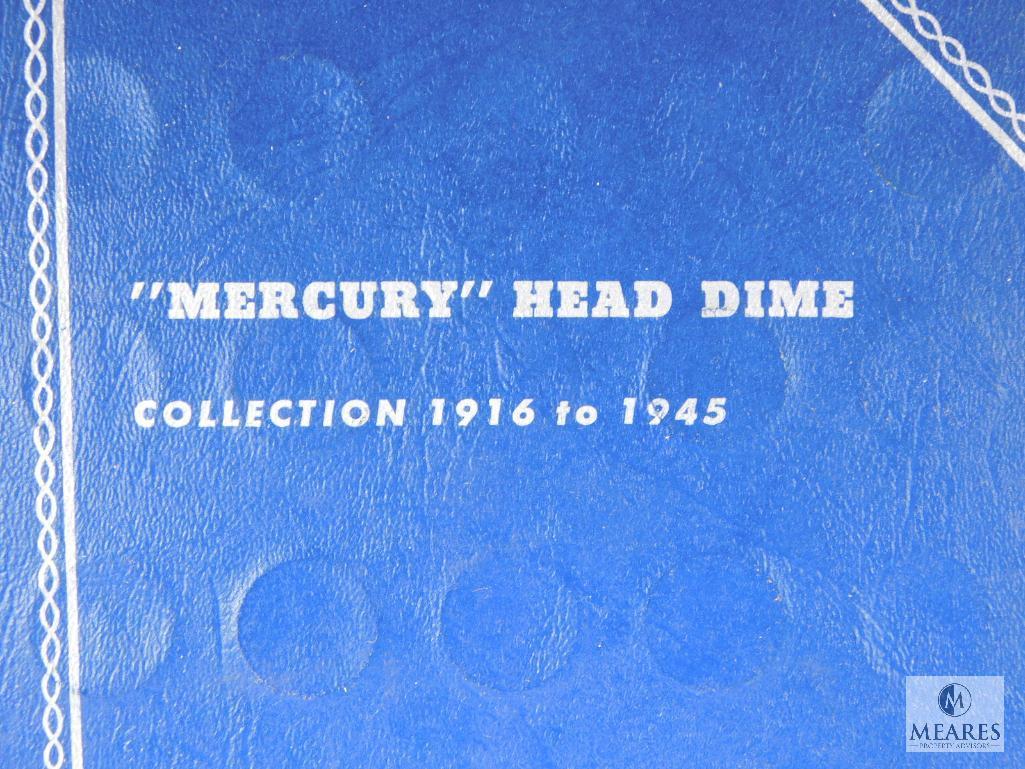 Mercury Head Dime Collection - Incomplete with 57 Coins