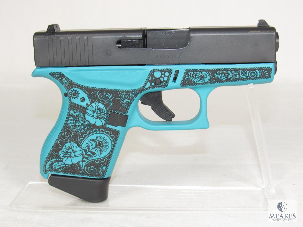 New Glock 43 "Tiffany & Paisley" 9mm Semi-Auto Pistol