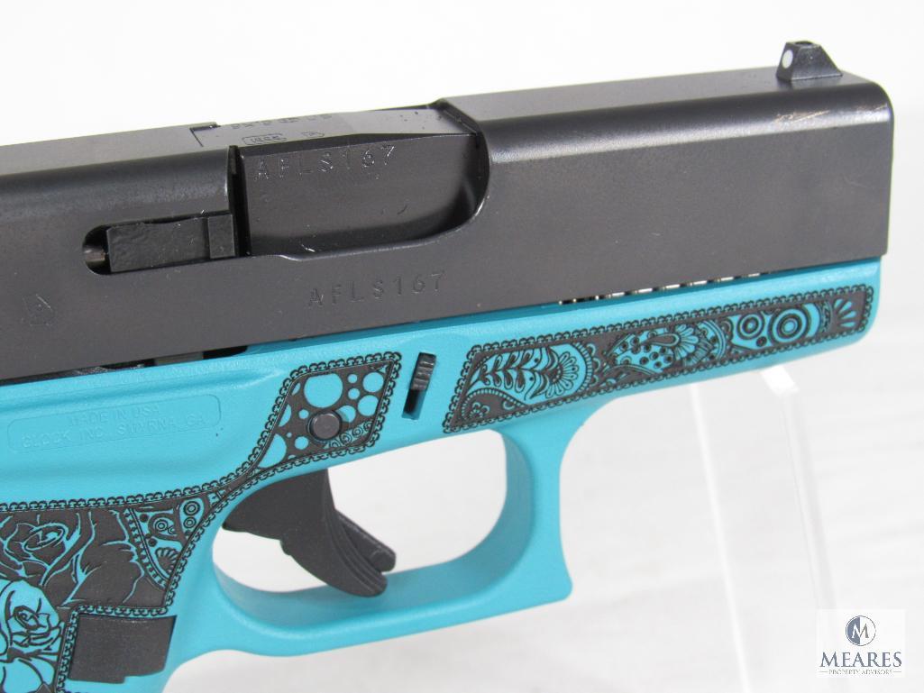 New Glock 43 "Tiffany & Paisley" 9mm Semi-Auto Pistol