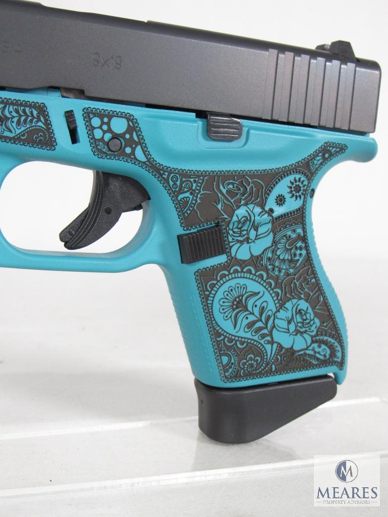 New Glock 43 "Tiffany & Paisley" 9mm Semi-Auto Pistol