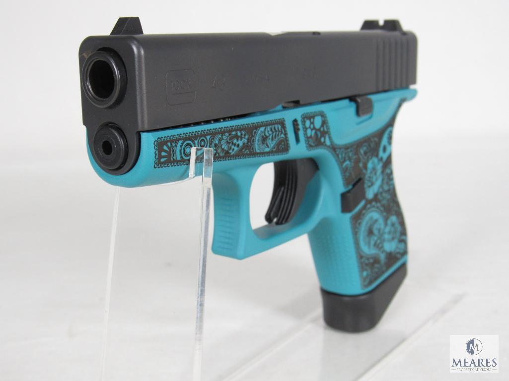 New Glock 43 "Tiffany & Paisley" 9mm Semi-Auto Pistol