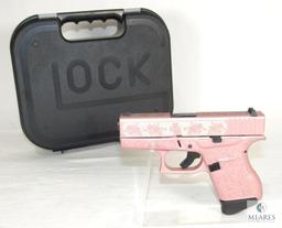 New Glock 43 "Glock N Roses" Rose Gold 9mm Semi-Auto Pistol