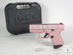 New Glock 43 "Glock N Roses" Rose Gold 9mm Semi-Auto Pistol