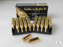 50 Rounds Sellier & Bellot Handgun Ammunition 10mm Auto JHP 180 Grain 11,7g SB10B