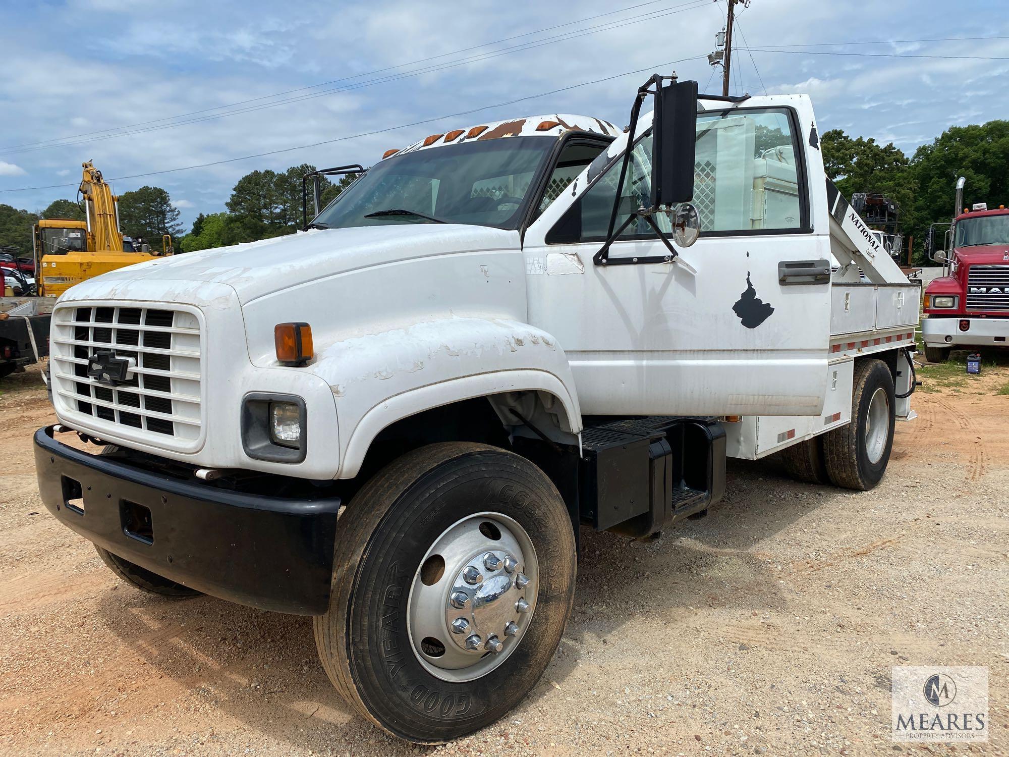 2000 Chevrolet C7500 Truck With N50 Boom Crane, VIN # 1GBM7H1C0YJ521444