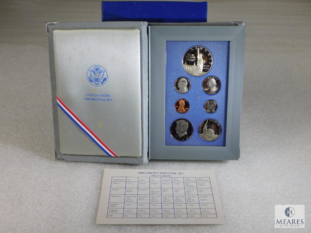 US Mint 1986 Liberty Coin Commemorative Prestige Set