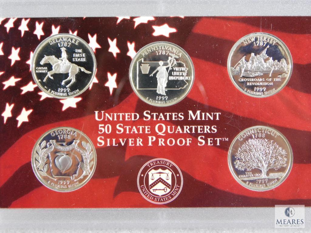 1999 US Mint Silver Proof Coin Set