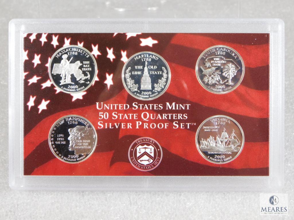 2000 US Mint Silver Proof Coin Set