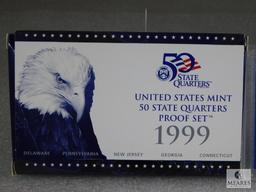 1999 US Mint 50-State Quarters Proof Coin Set