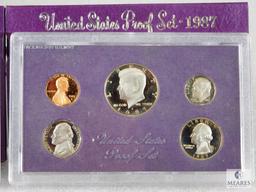 1986 and 1987 US Mint Proof Coin Sets