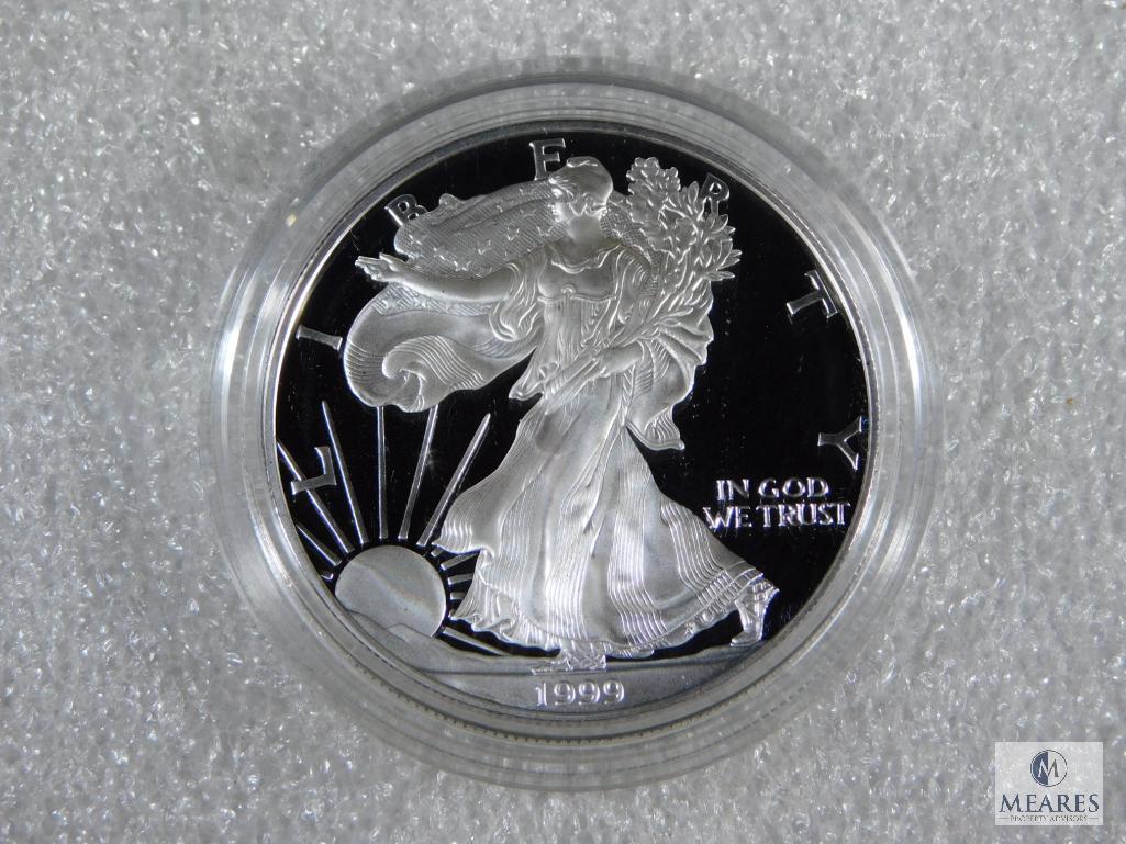 1999 US Mint Silver Eagle One-Dollar Proof Coin