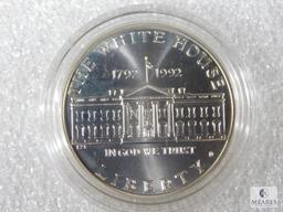 US Mint 1992 White House 200th Anniversary UNC Silver Dollar