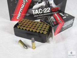 500 Rounds Norma USA TAC-22 .22 LR 40 Grain Lead Round Nose 1100 FPS Ammo