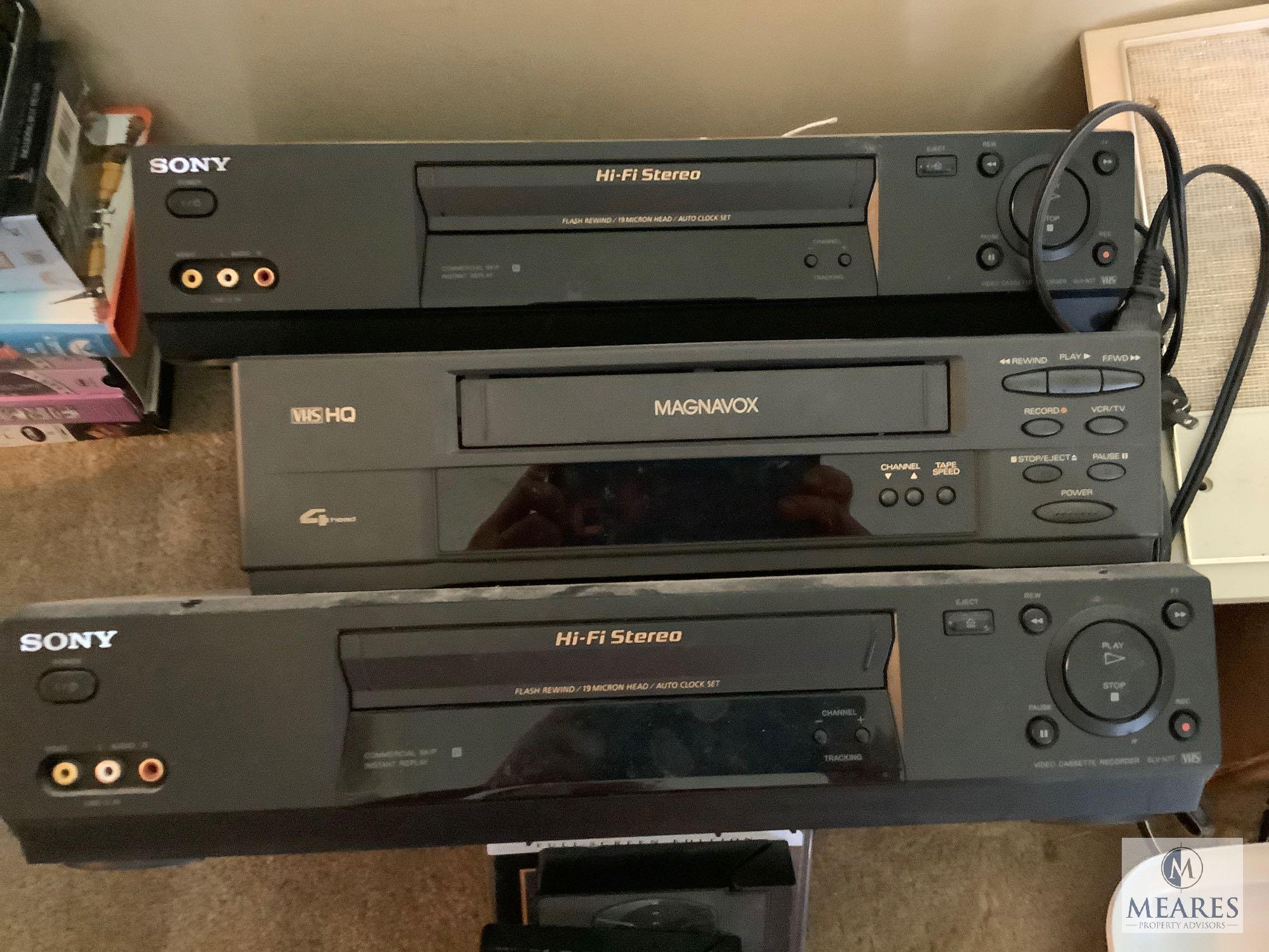 Vintage NuTone and Miami Carey Units with VCRs