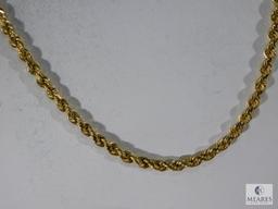 14K Yellow Gold Necklace.