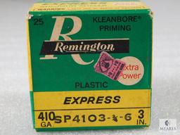 25 Rounds Remington Express .410 Gauge 3" #6 Shot Shells