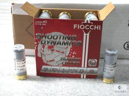 175 Rounds Fiocchi .12 Gauge Shotgun Shells 2 3/4" #7.5 (7 Boxes)