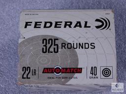 325 Rounds Federal 22LR AutoMatch 40 Grain Target