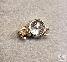 Bezel Set Diamond Pendant - Damaged Setting