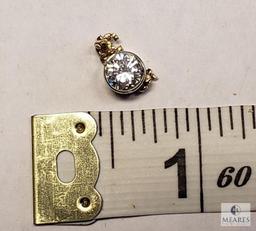 Bezel Set Diamond Pendant - Damaged Setting