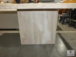 Large Heavy Marble Dining Room Table - Solid!