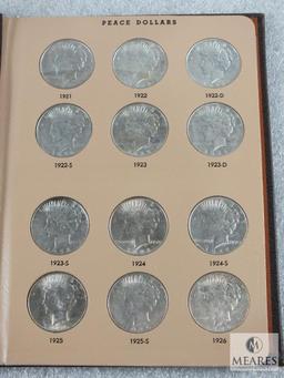 Complete Set of Peace Dollars in Dansco #7175 Archive-Quality Album