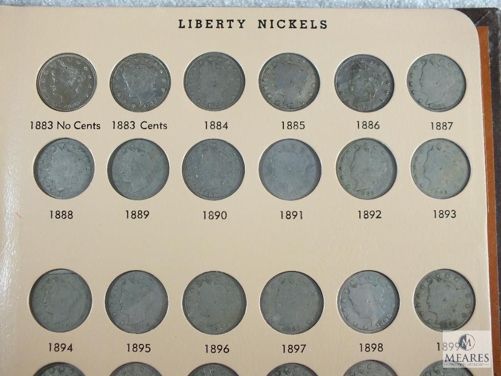 1883-1912 Liberty Head Nickel Collector Album