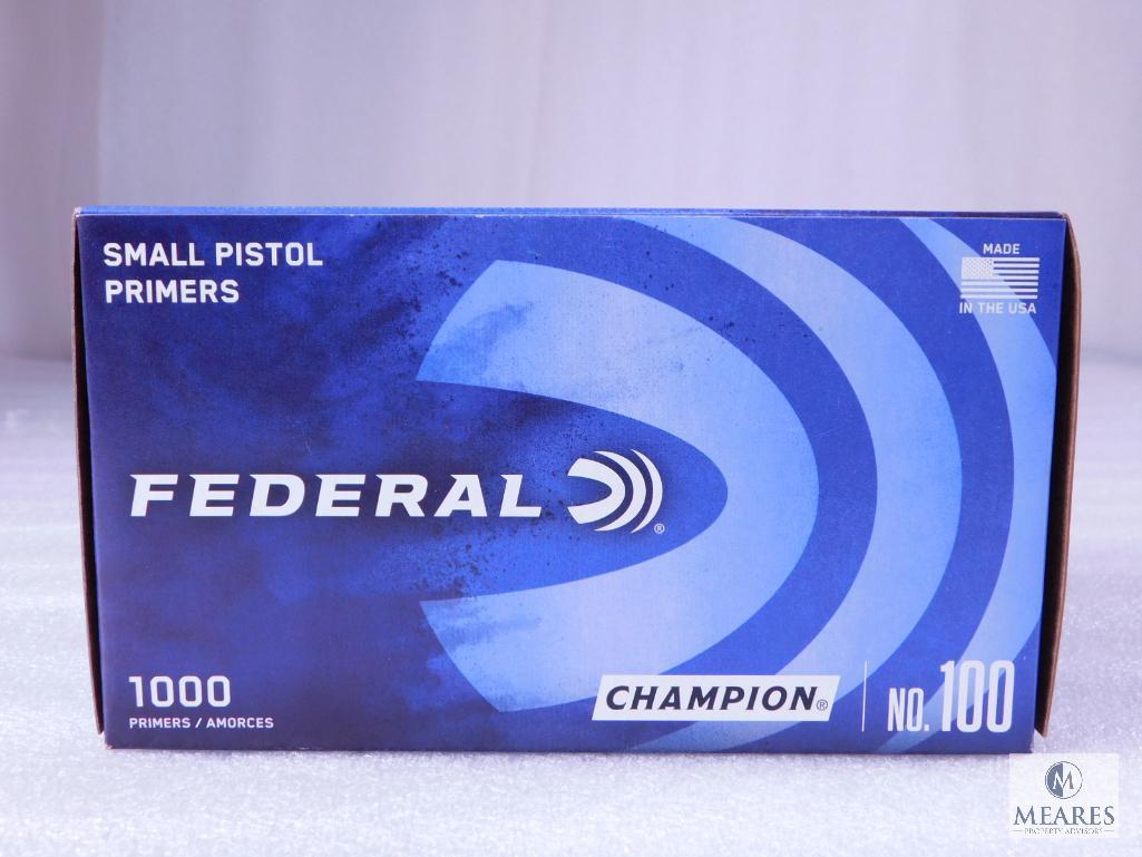 1000 Federal Small Pistol Primers For Reloading